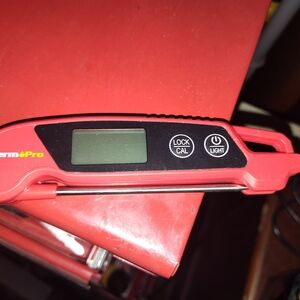 Red Digital Thermometer